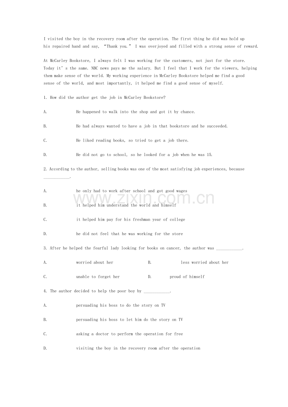 电大英语II(1)阅读理解.doc_第2页