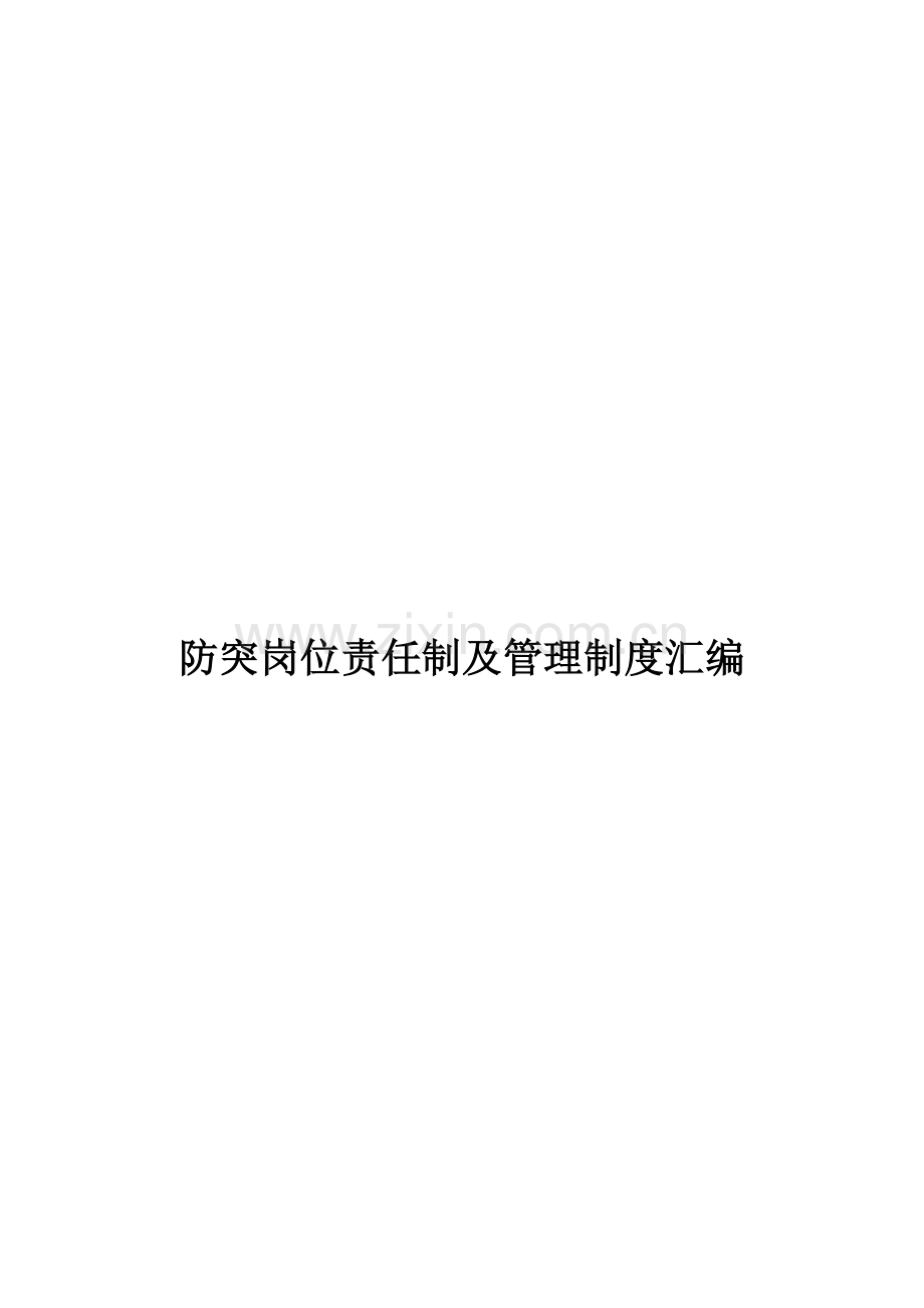 防突管理制度.doc_第1页