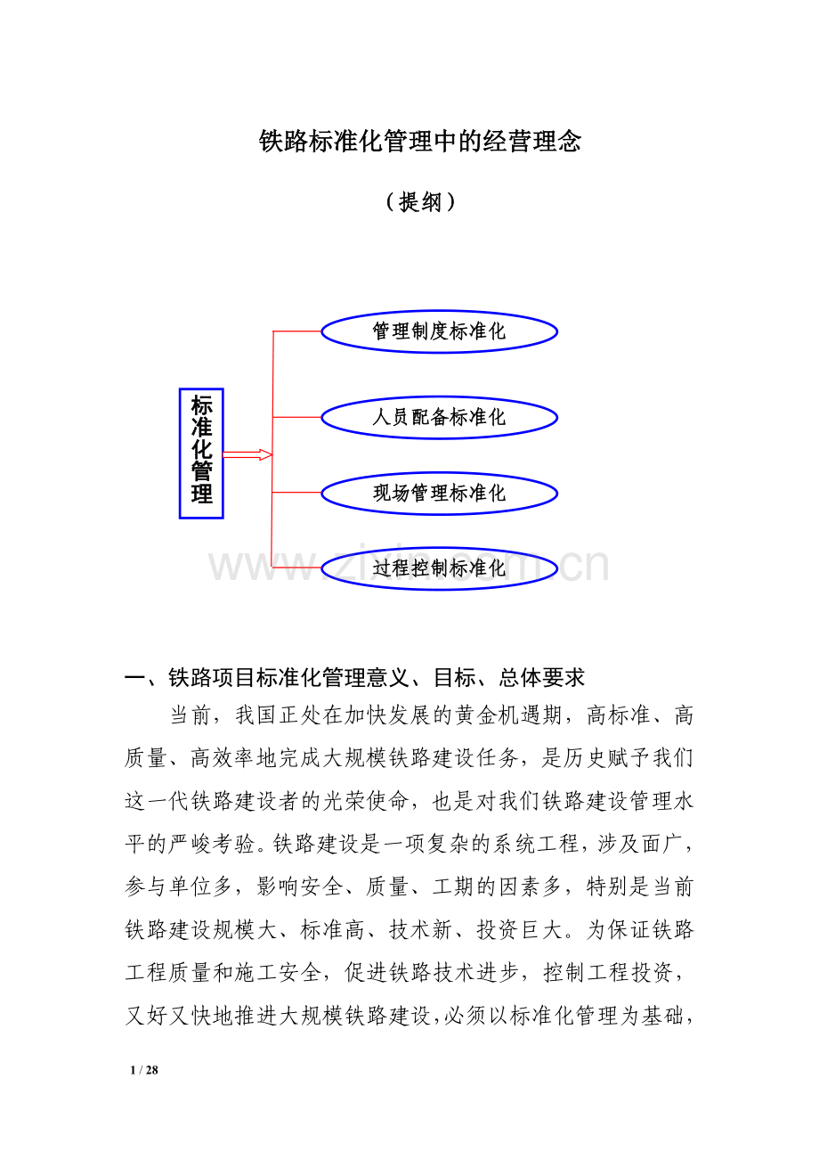 铁路标准化管理中的经营理念.doc_第1页