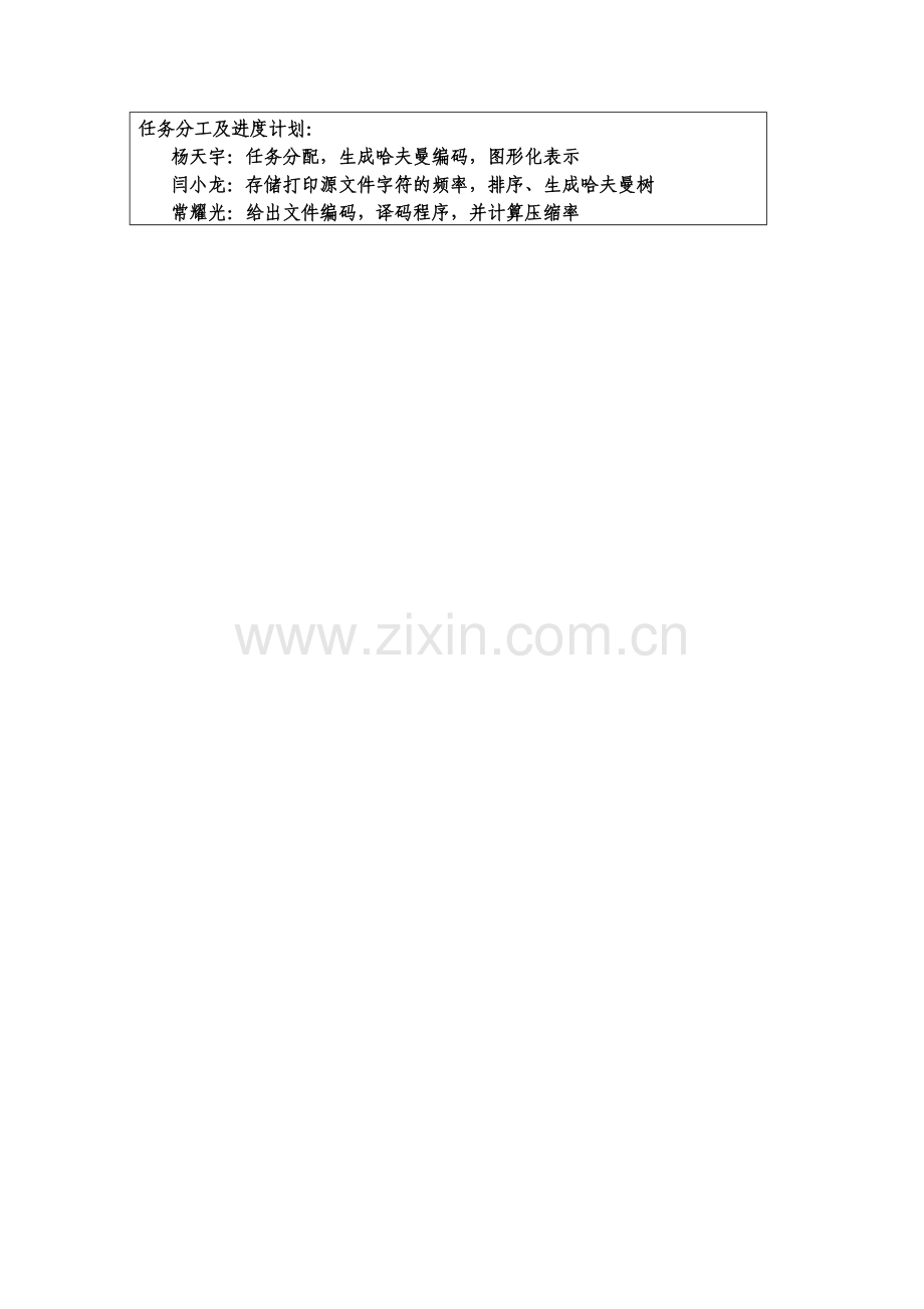 哈夫曼编码-译码器-实验报告.doc_第2页
