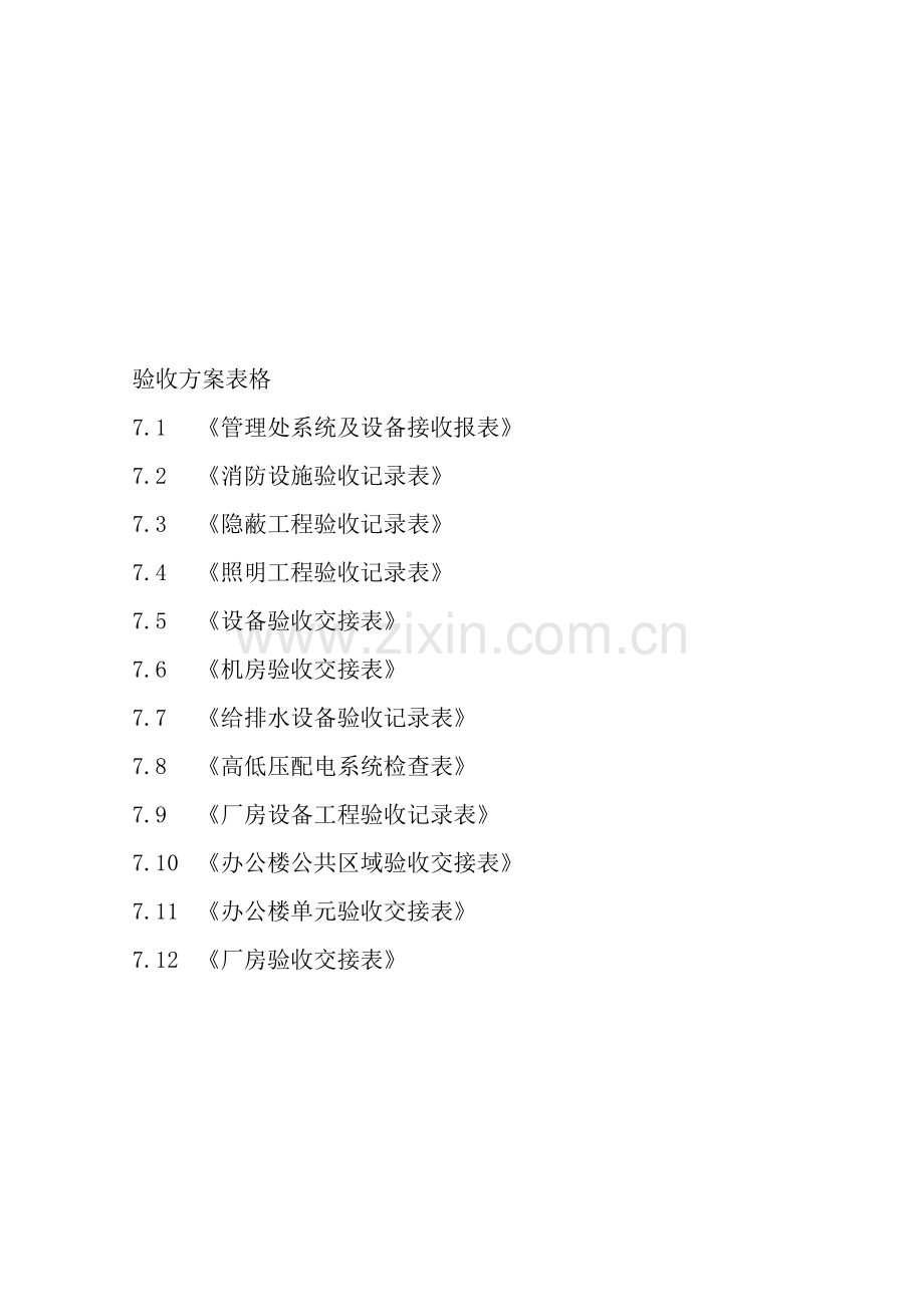 验收方案表格.doc_第1页