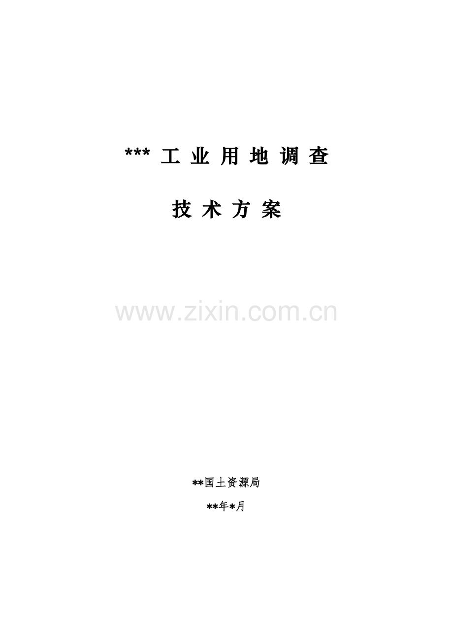 工业用地普查技术方案.doc_第2页