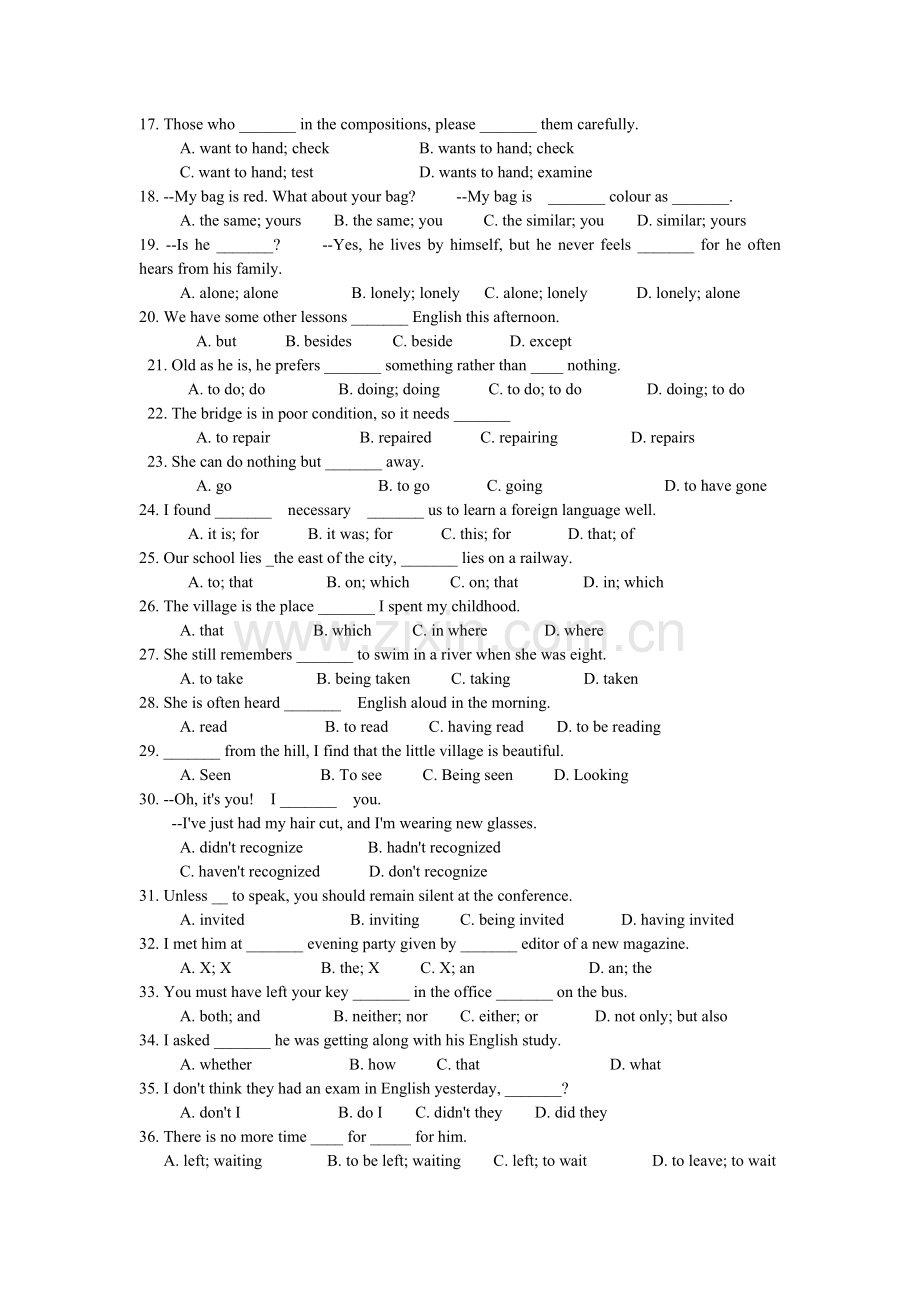 云南省高中会考练习(150-25)高二下学期英语试题.doc_第2页