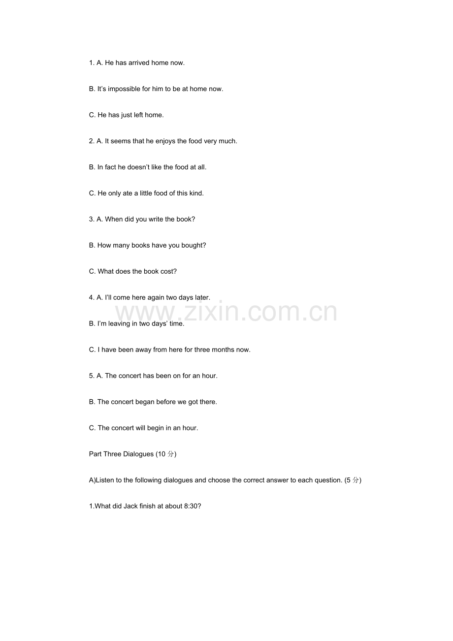 初三英语练习题.doc_第2页