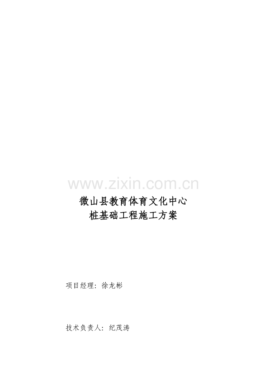 zn桩基施工方案(潜水钻机成孔).doc_第1页