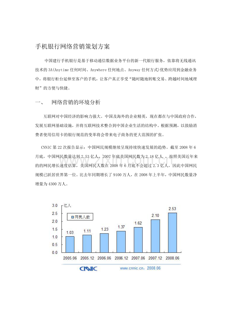 手机银行网络营销策划方案.doc_第1页