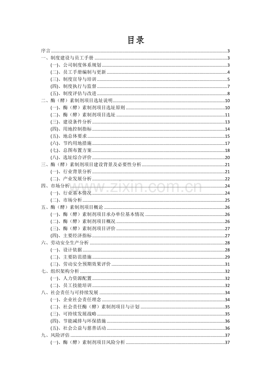 2024年酶(酵)素制剂项目可行性研究报告.docx_第2页