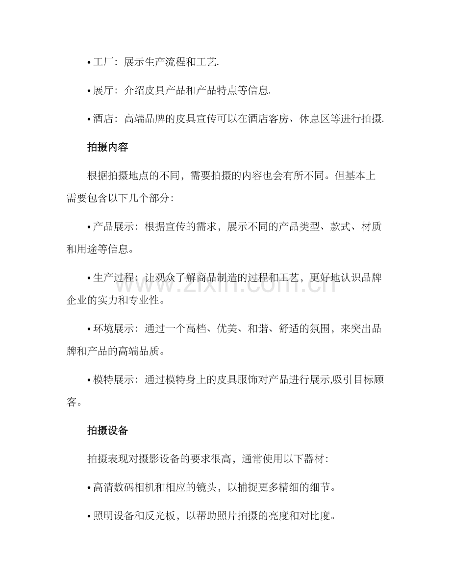 皮具宣传拍摄方案.docx_第2页