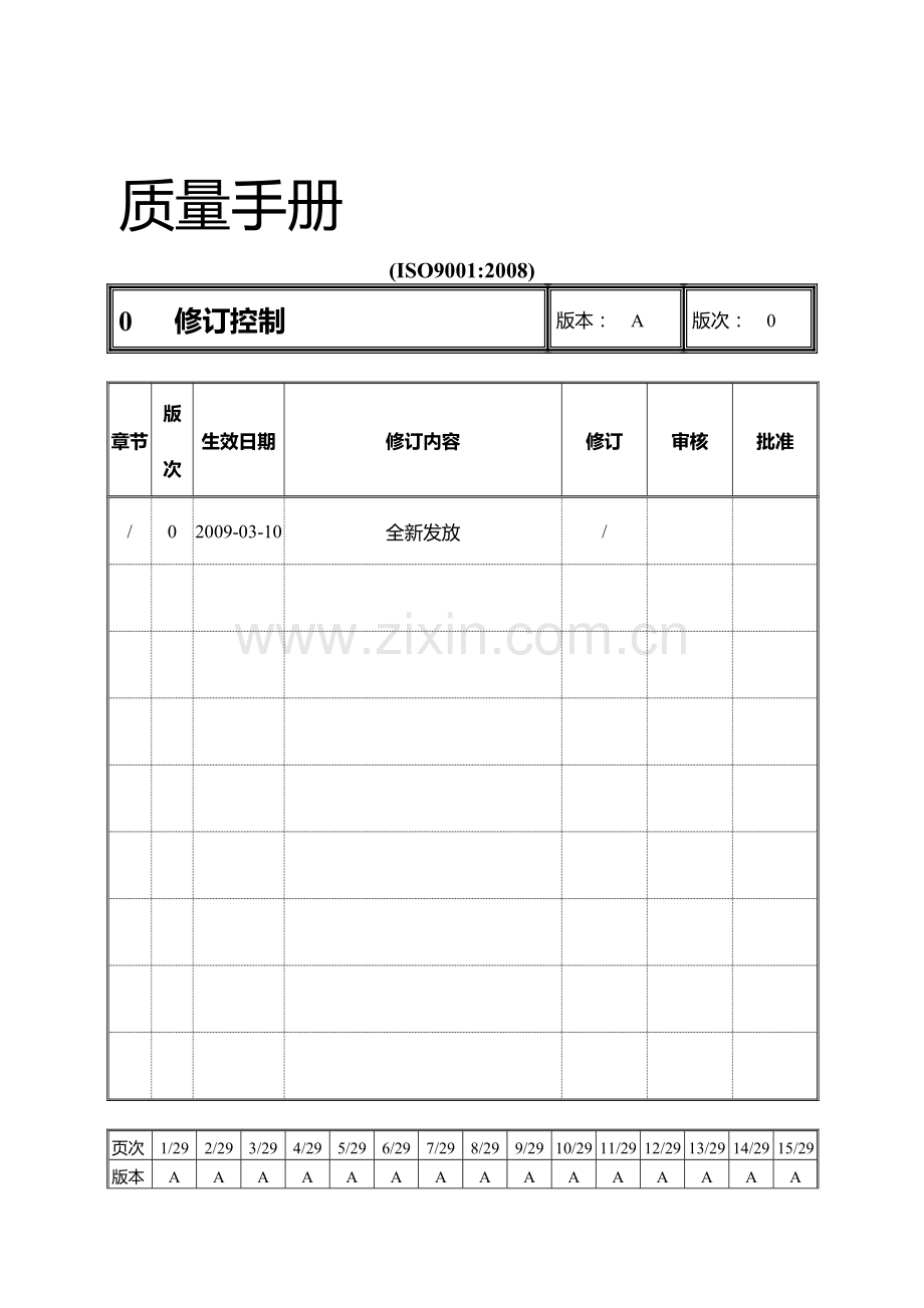 五金行业质量手册.doc_第1页