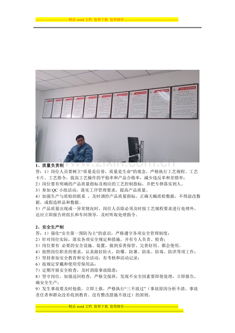 岗位十项专责制度.doc_第1页
