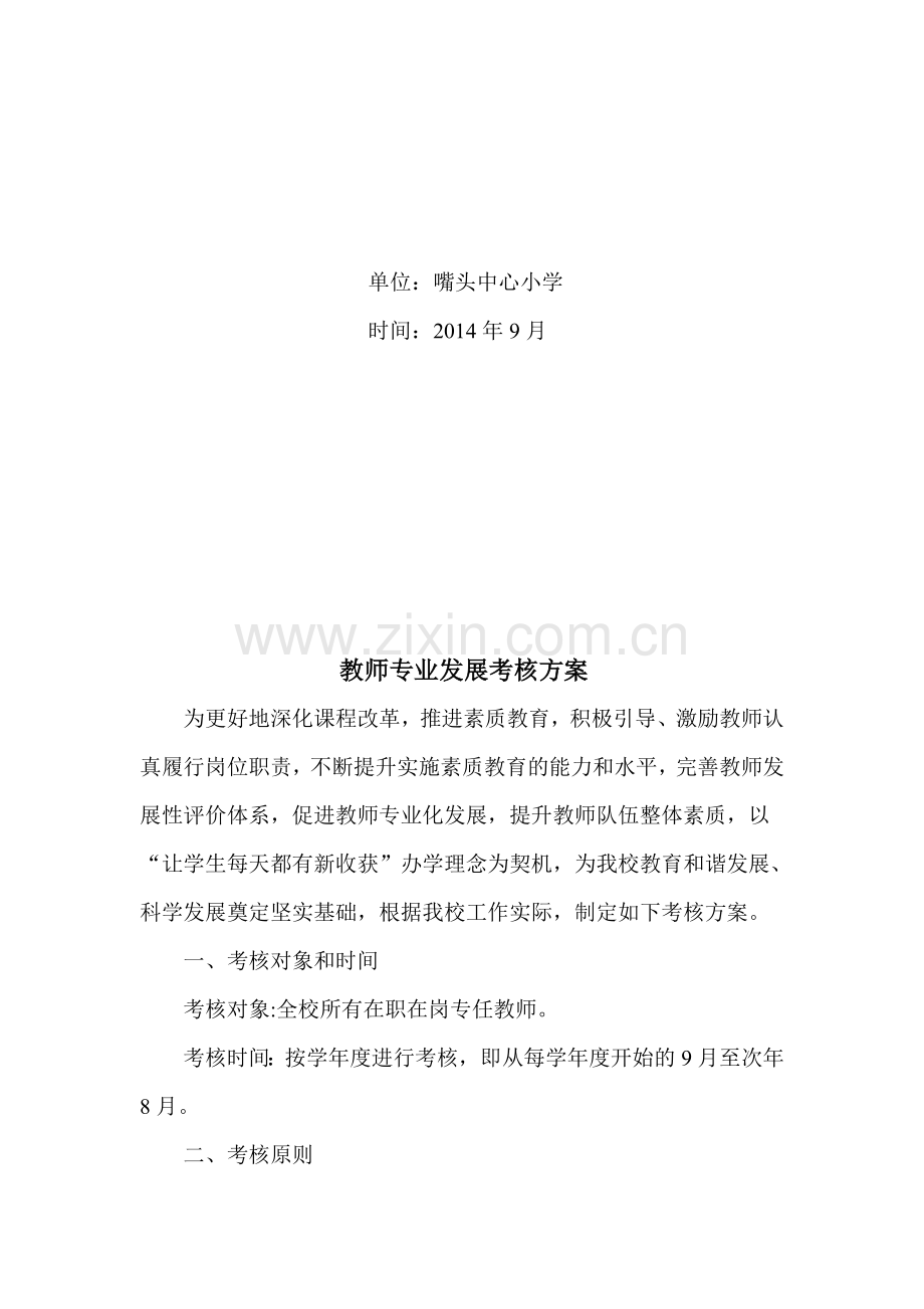 教师专业发展考核方案.doc_第2页