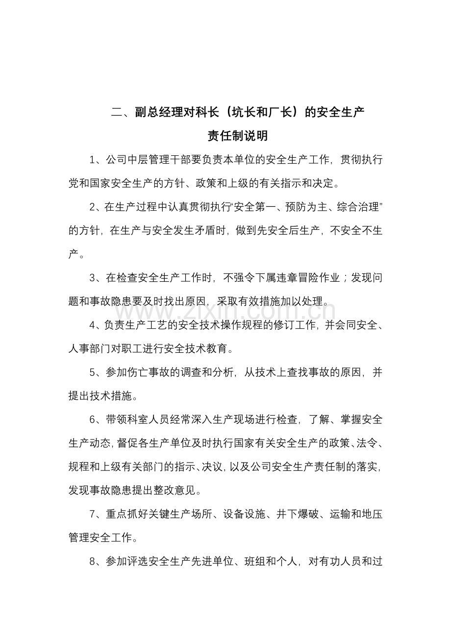 安全生产责任制逐级说明.doc_第2页