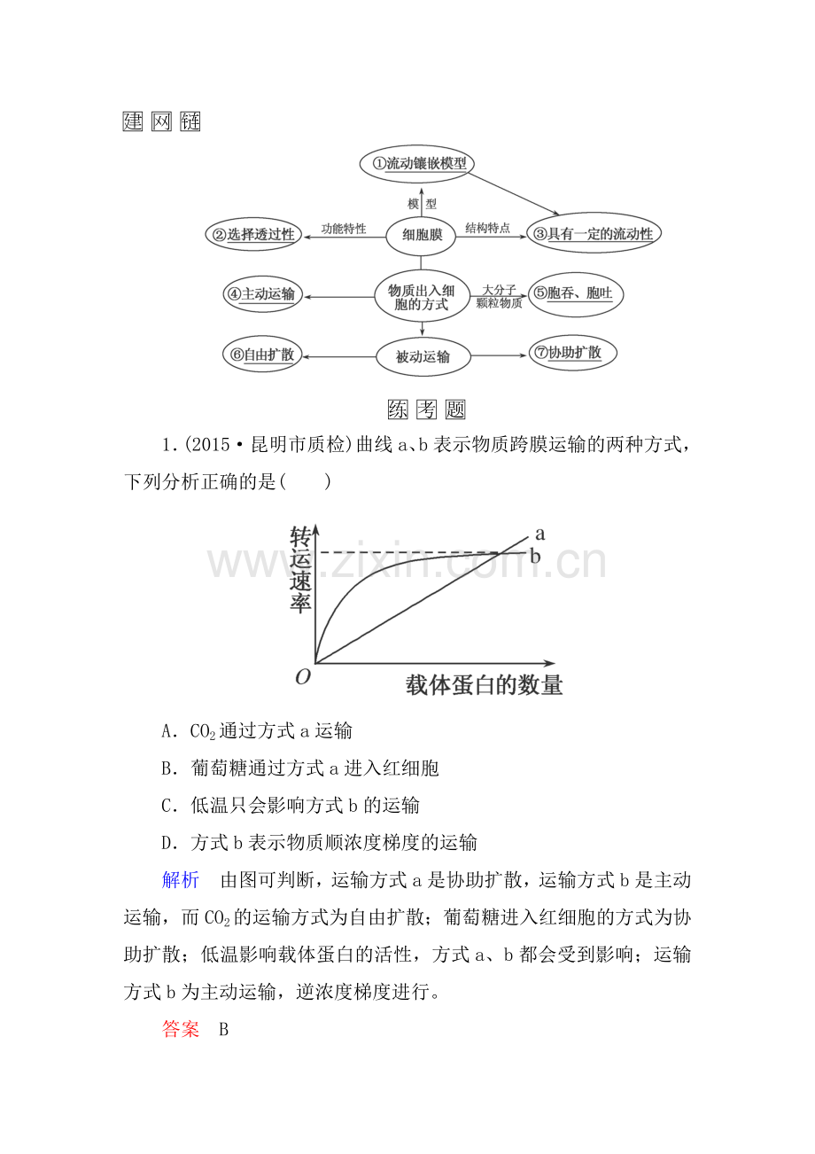 2017-2018学年高一生物上册知能提升训练题36.doc_第1页