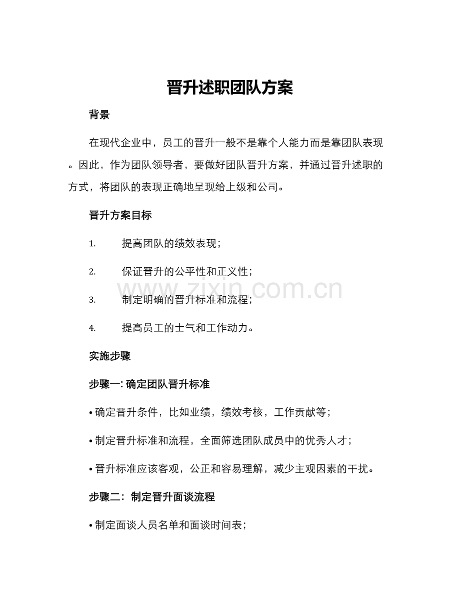 晋升述职团队方案.docx_第1页