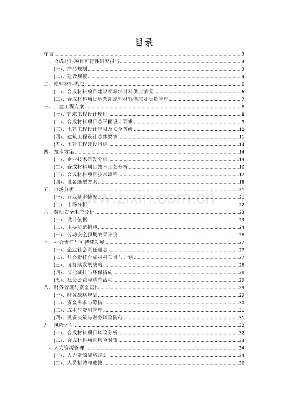 2024年合成材料项目可行性分析报告.docx_第2页