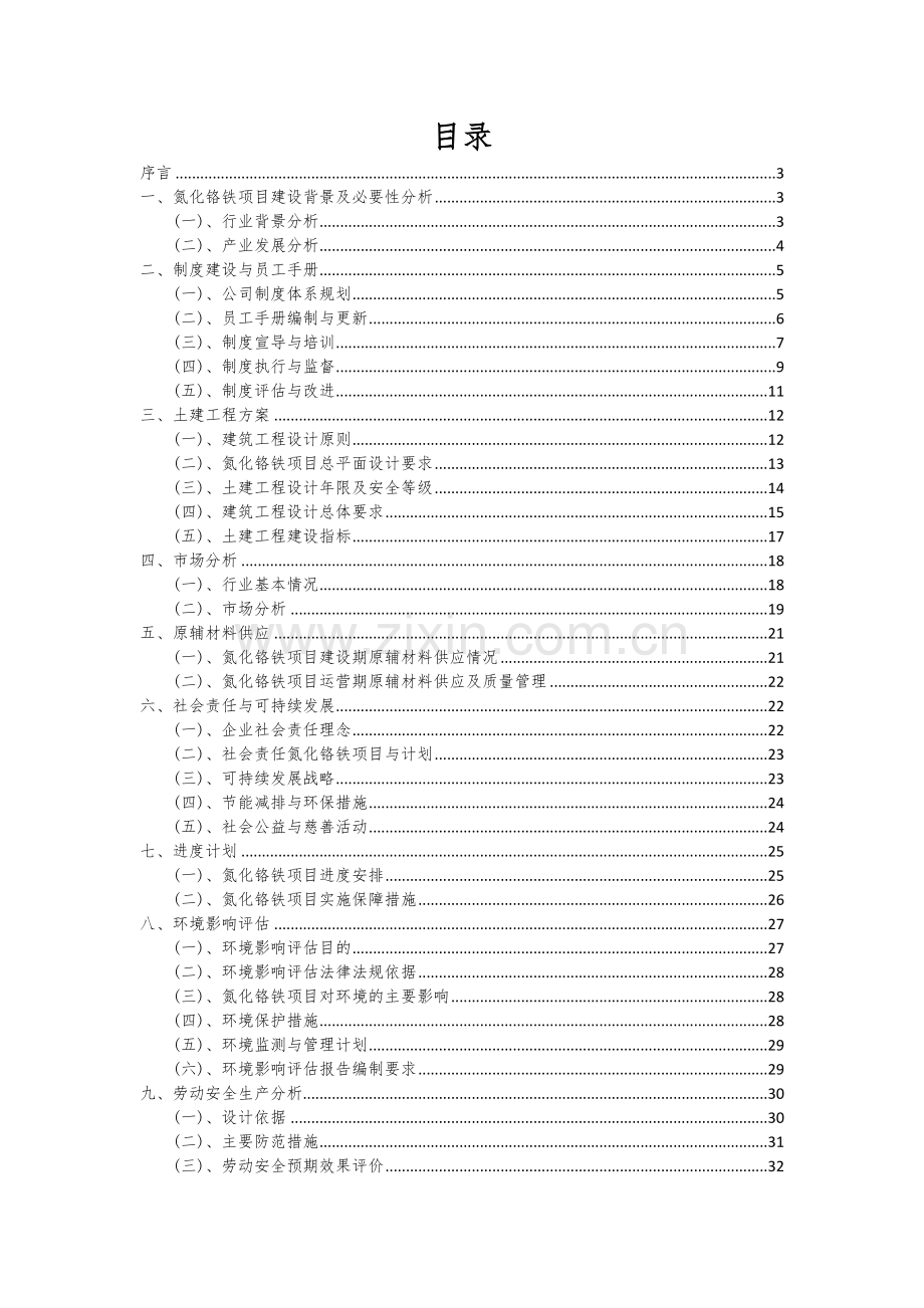 2024年氮化铬铁项目可行性分析报告.docx_第2页