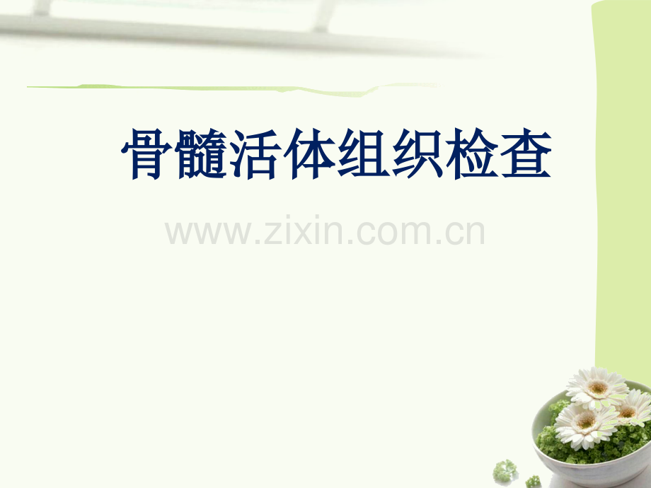 骨髓活体组织检查ppt课件.ppt_第1页