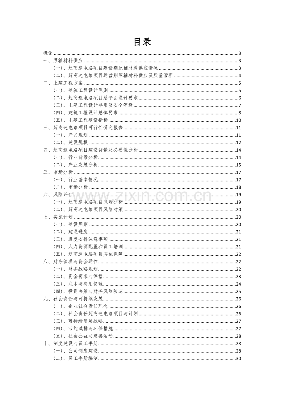 2024年超高速电路项目可行性研究报告.docx_第2页