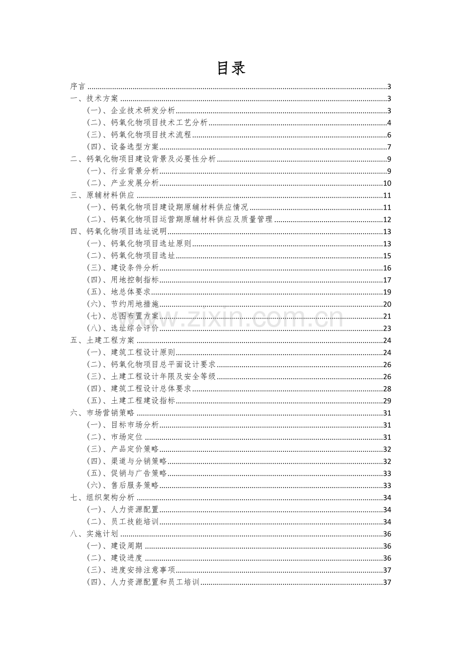 2024年钙氧化物项目深度研究分析报告.docx_第2页