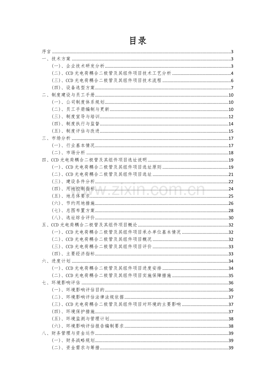 2024年CCD光电荷耦合二极管及其组件项目可行性研究报告.docx_第2页
