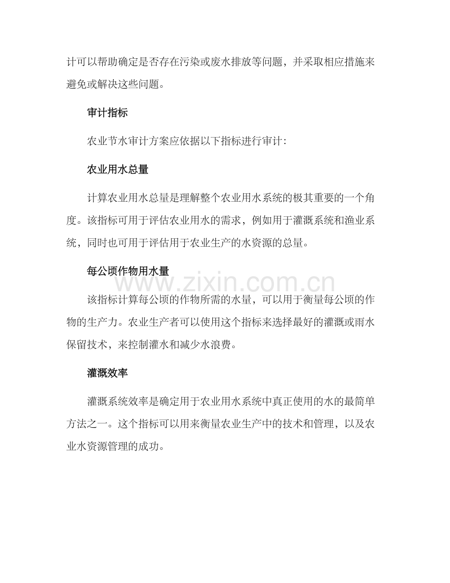农业节水审计方案.docx_第2页
