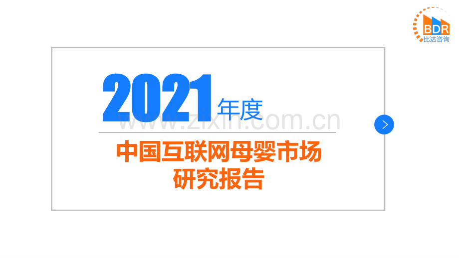 2021年中国互联网母婴市场研究报告.pdf_第1页