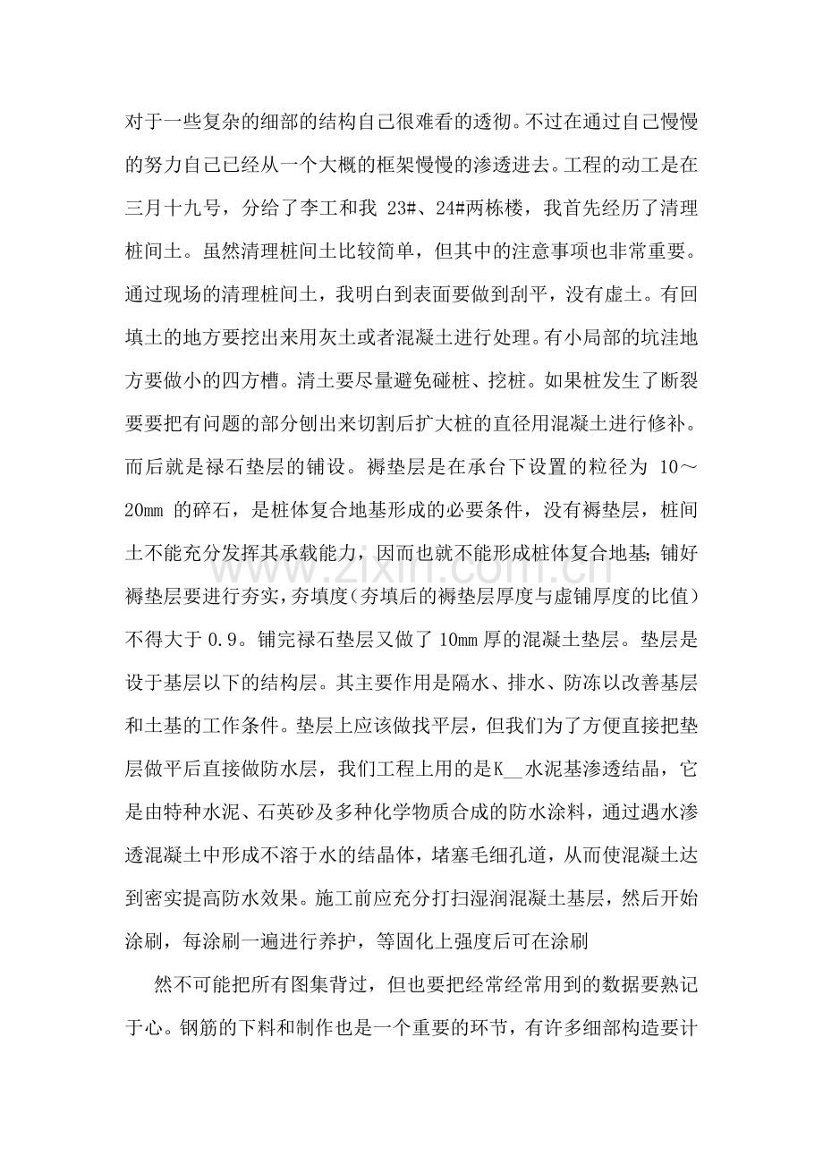 2023年度监理个人工作实习心得.doc_第2页
