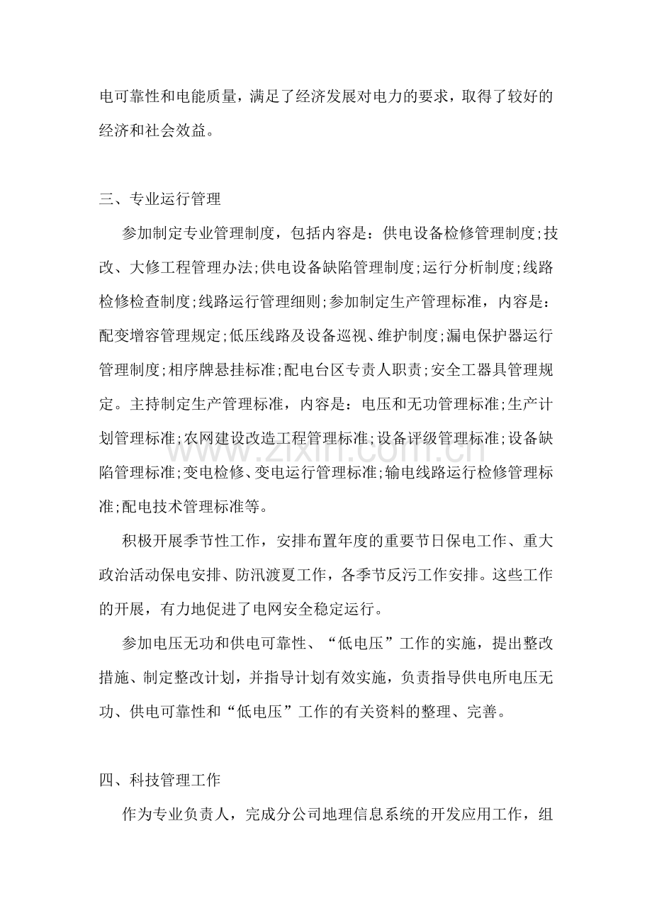 电力个人年终总结.doc_第2页