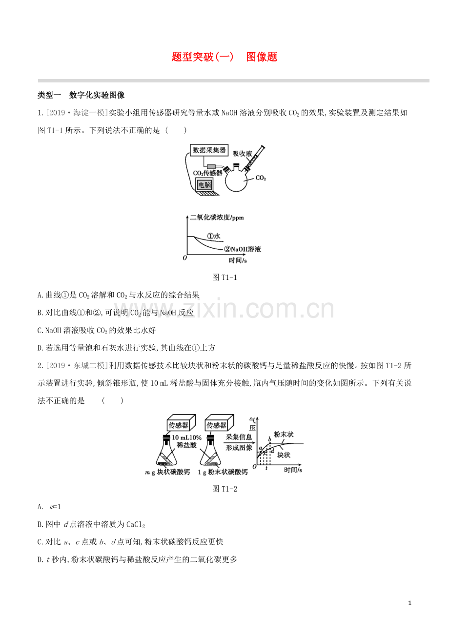 北京专版2020中考化学复习方案题型突破01图像题试题.docx_第1页