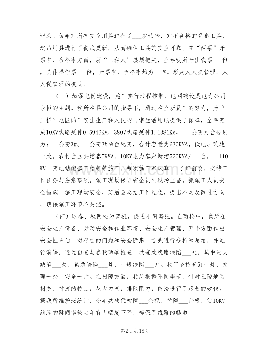 2022年供电所安全生产总结.doc_第2页