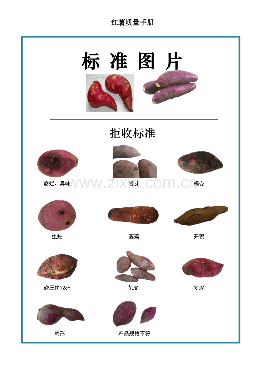 04quality-manual-Sweet-potato红薯质量手册验收标准.doc_第2页