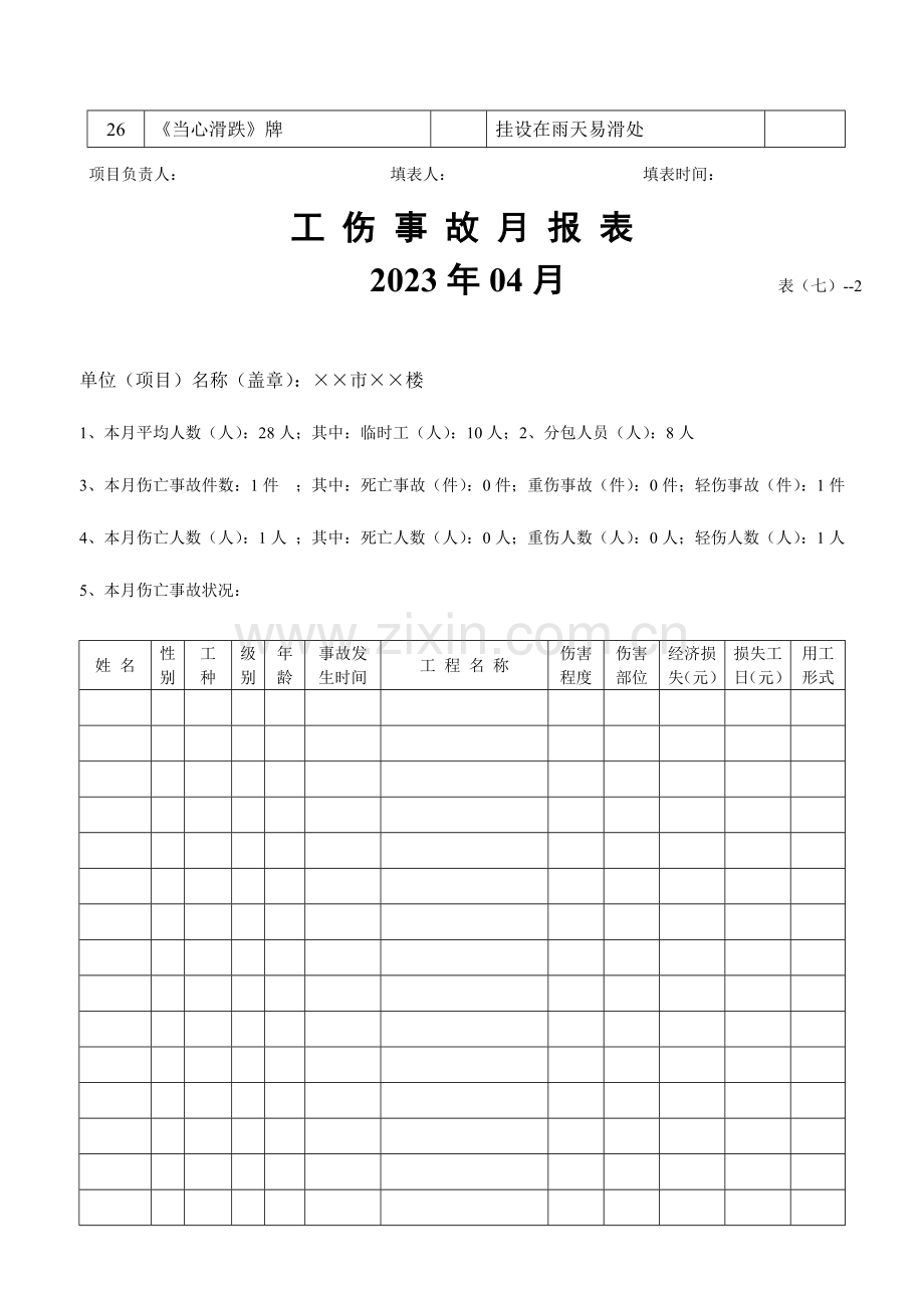 2023年安全员用得着安全资料全套表格.doc_第2页