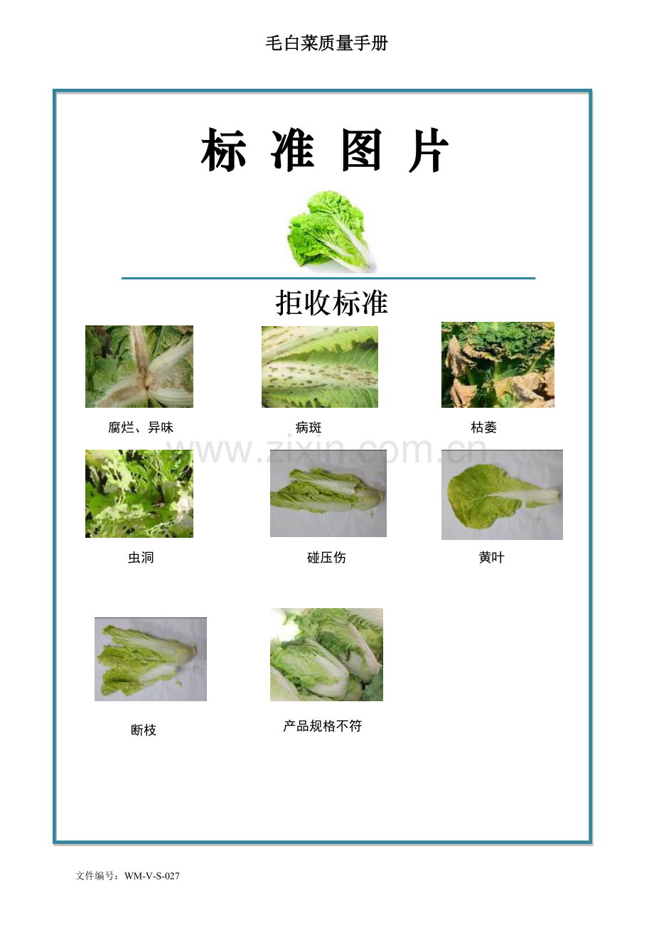 82quality-manual-Chinese毛白菜质量手册验收标准.doc_第2页