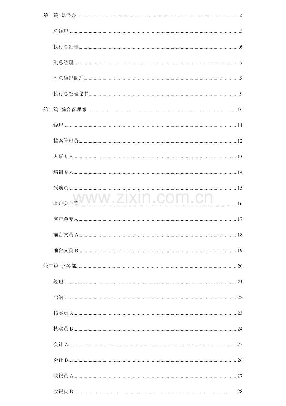 投资管理有限公司岗位说明书.doc_第2页