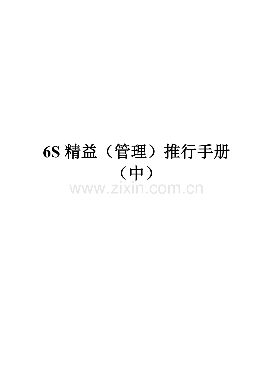 六S管理手册中.doc_第1页