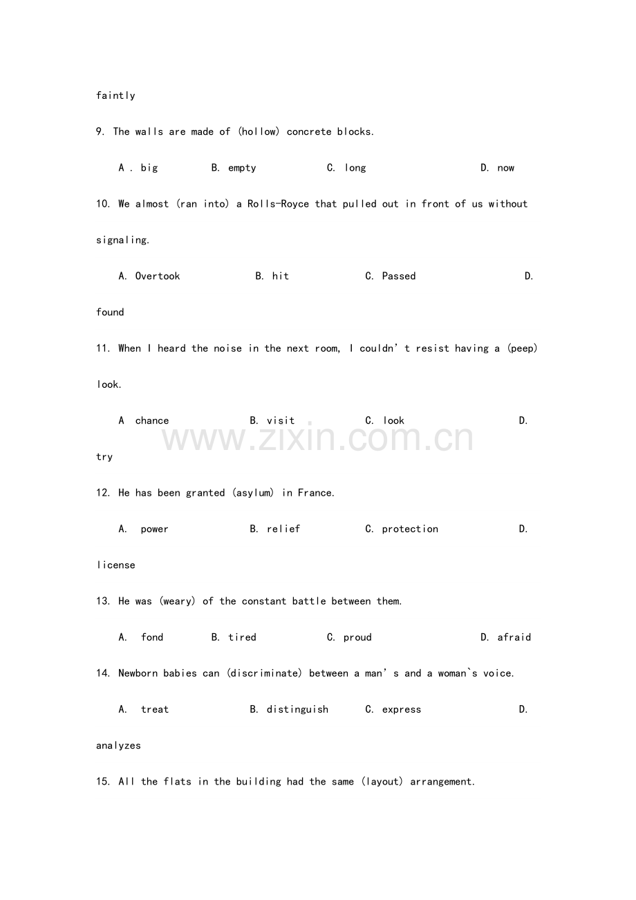 2023年职称英语综合A级真题和答案.doc_第2页