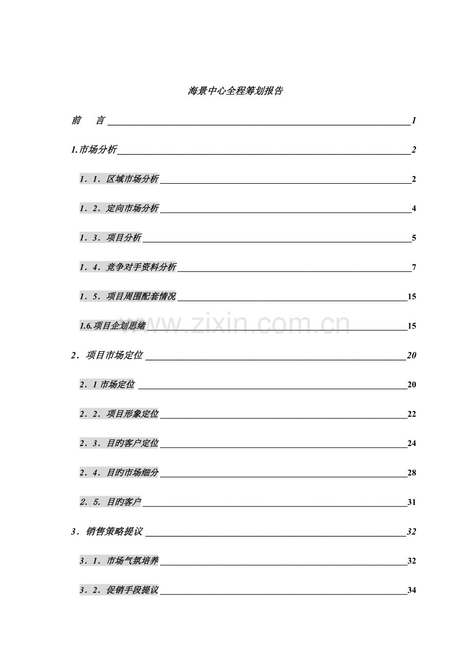 地产项目全程策划报告.doc_第1页