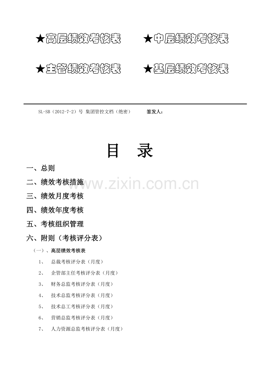 压缩机公司绩效考核管理制度汇编.doc_第2页