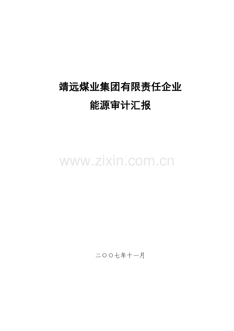 能源审计报告全文.doc_第1页