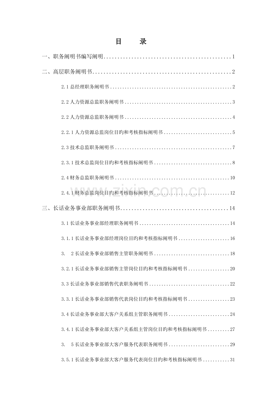 职务说明书专业版.doc_第2页