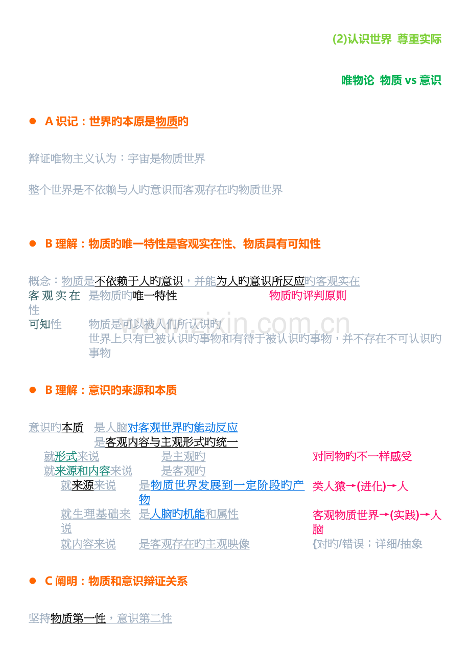 2023年高中学业水平考试政治复习资料哲学部分沪教.docx_第2页