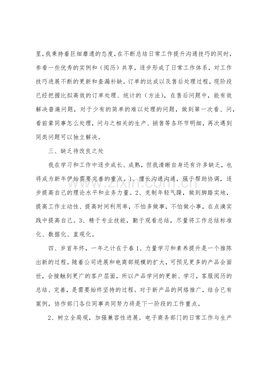 电商工作转正个人总结报告.docx_第2页