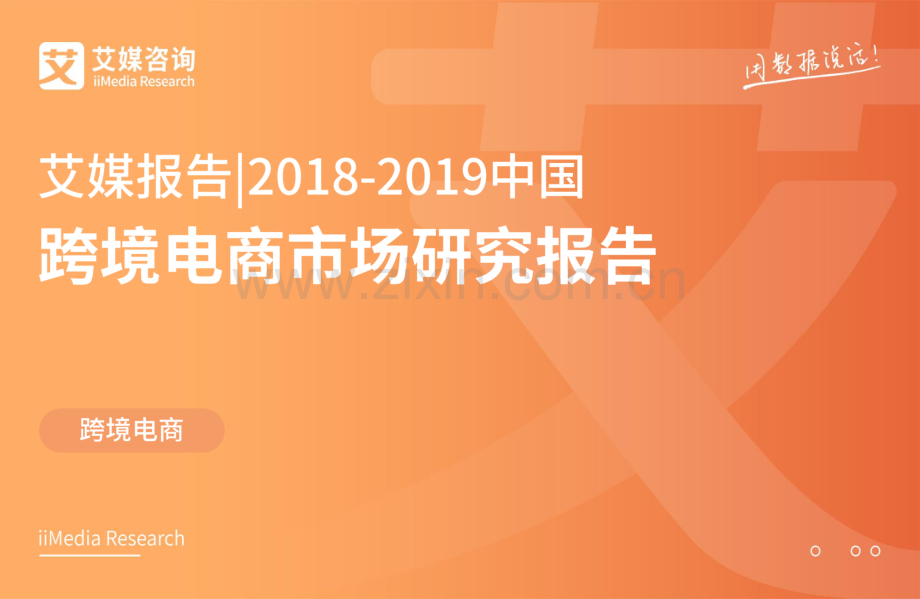 2018-2019中国跨境电商市场研究报告.pdf_第1页