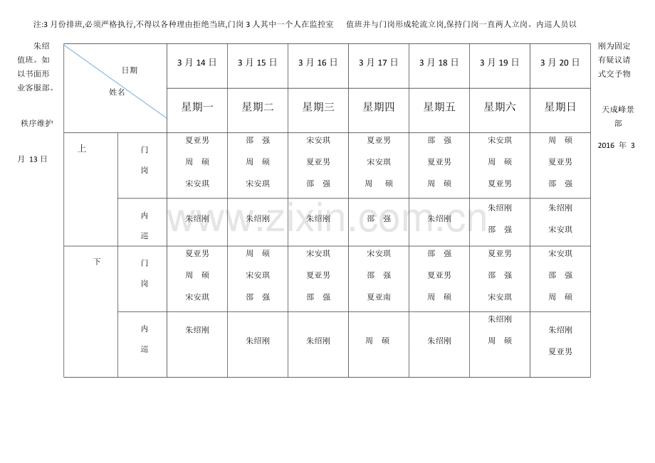 保安部排班表.doc_第2页
