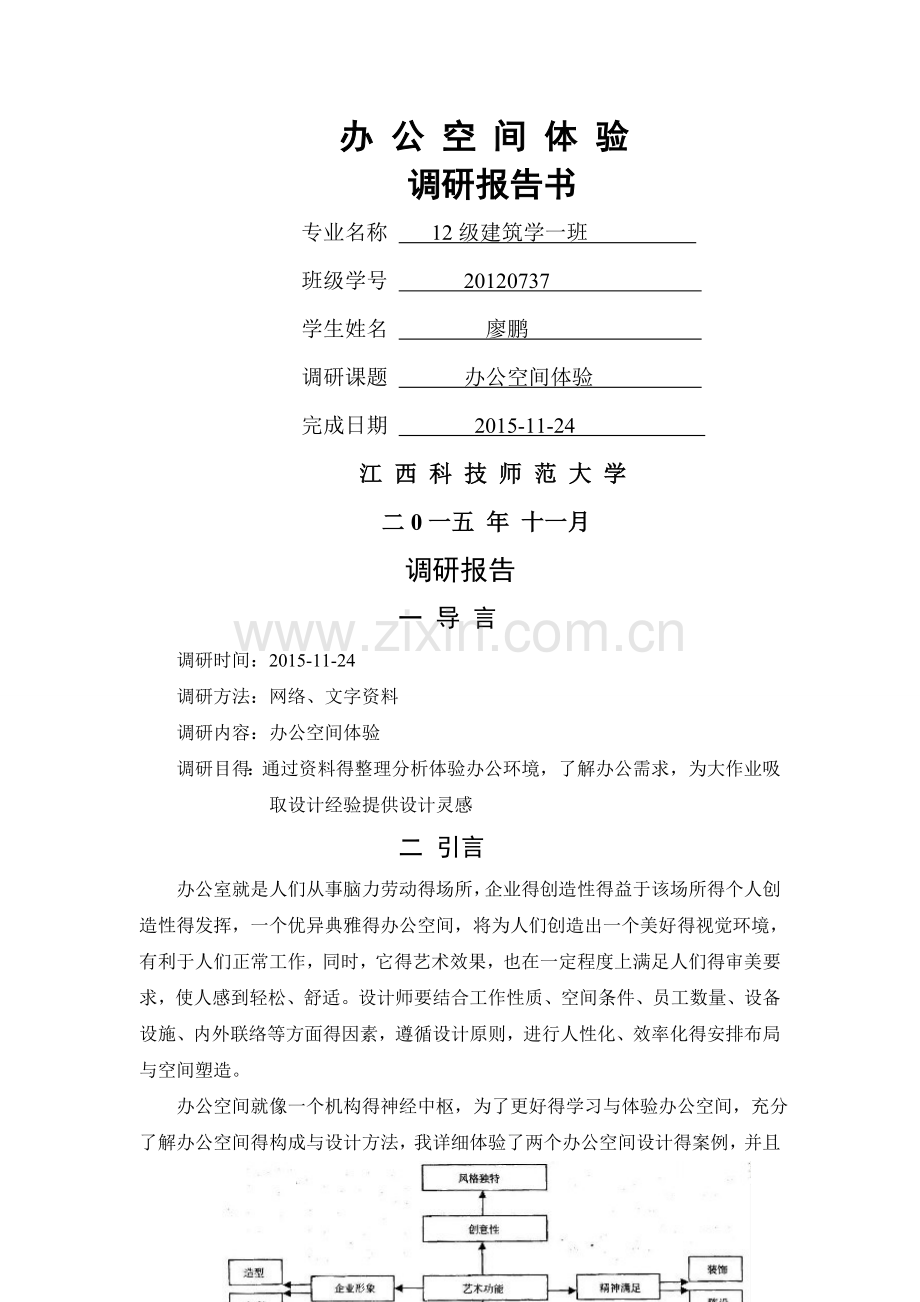办公空间体验调研报告.doc_第1页