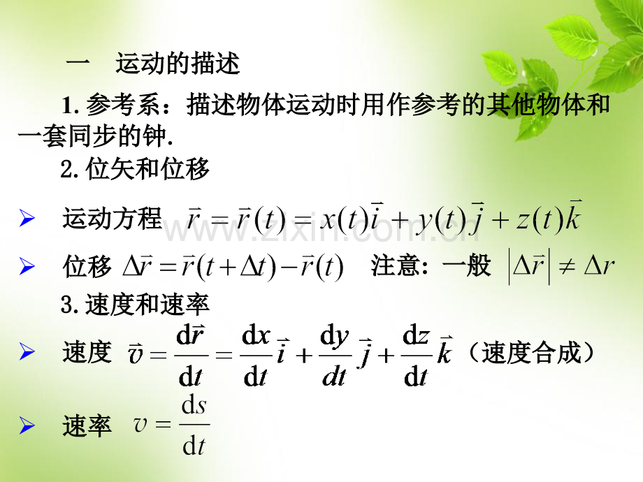 大学物理物理学第三版(刘克哲-张承琚】上册期末考试复习.ppt_第1页