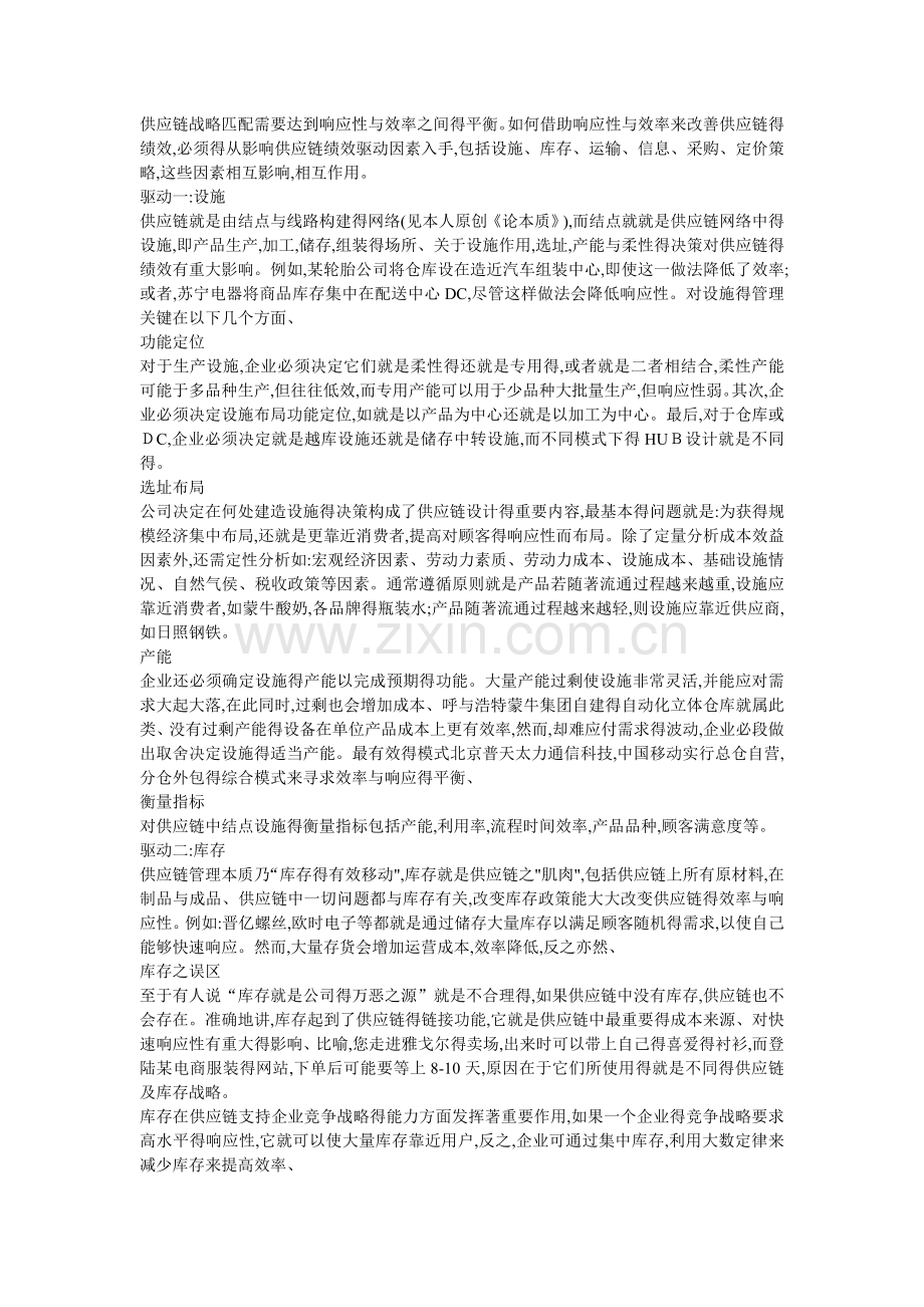 供应链管理的六大驱动力.doc_第1页