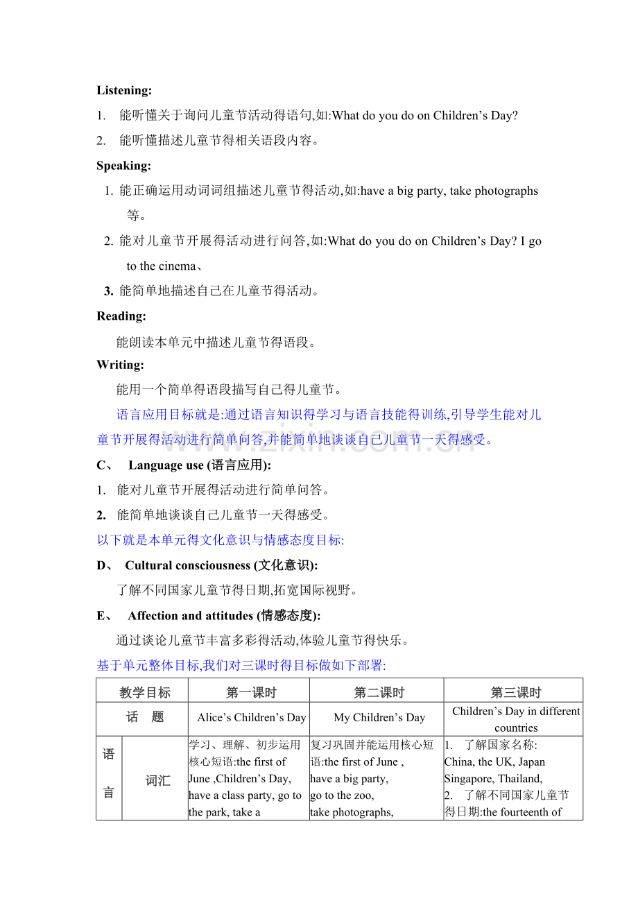 Children27s-Day说课文字稿.doc_第2页