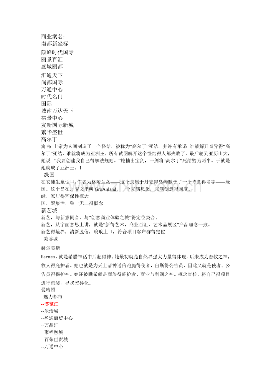商业案名大全.doc_第1页