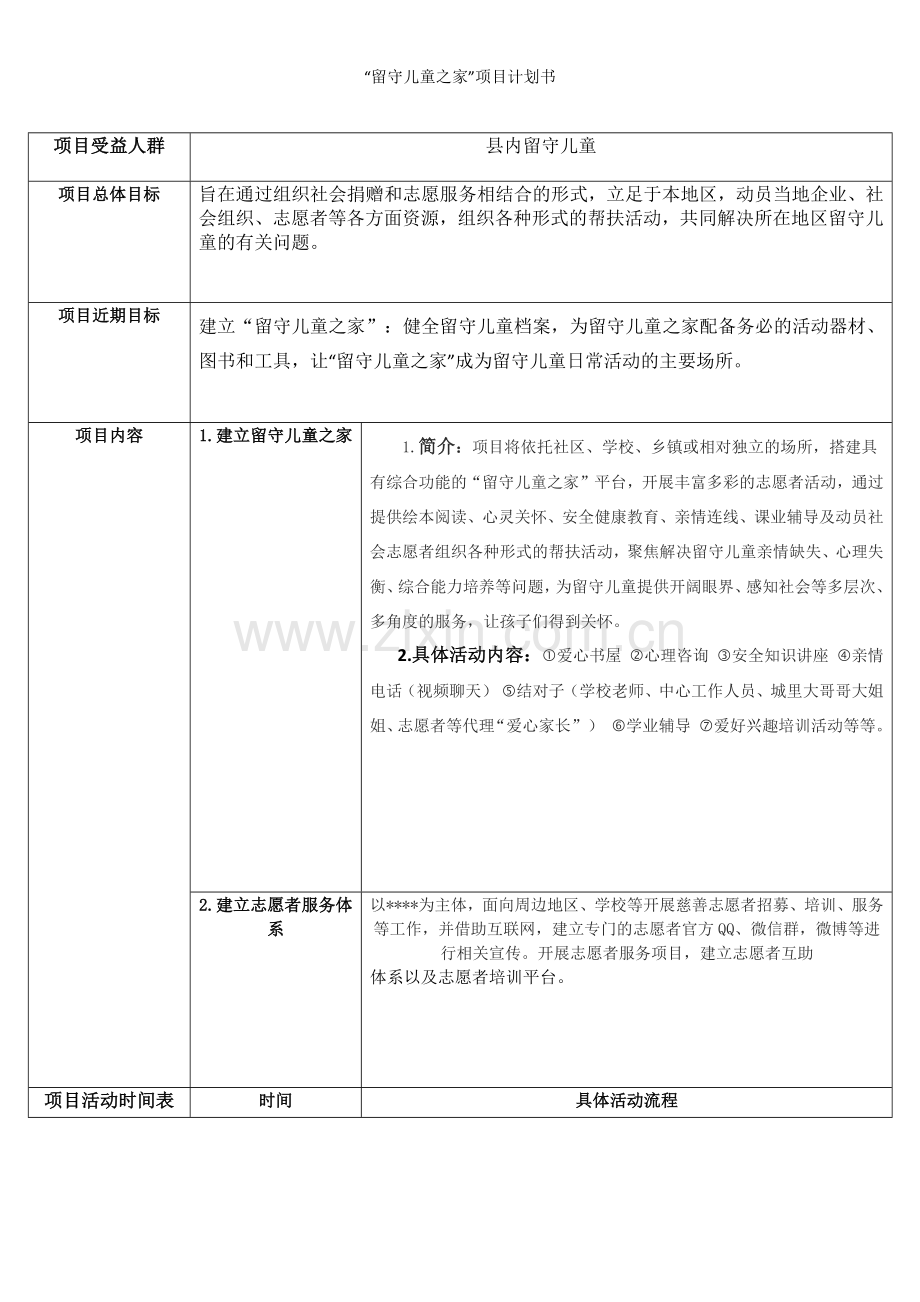 “留守儿童之家”项目计划书.doc_第2页